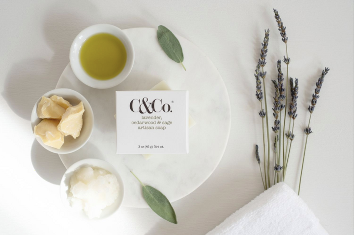 Lavender, Cedarwood & Sage Artisan Soap - C & Co.®