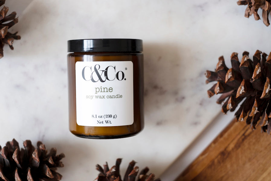 Pine Soy Wax Candle | Winter Collection