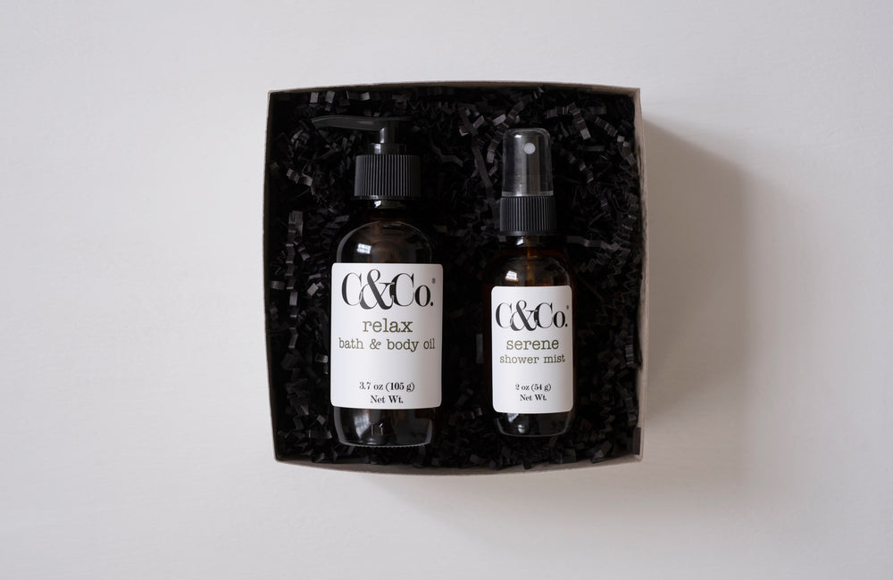 Bath Oil + Shower Mist Gift Bundle - C & Co.®